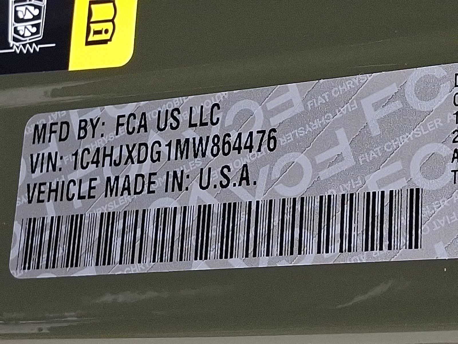 2021 Jeep Wrangler Unlimited Sport S