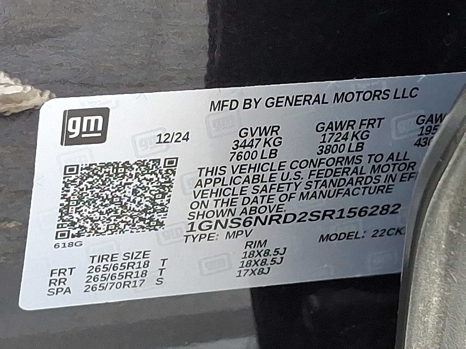 2025 Chevrolet Tahoe LT