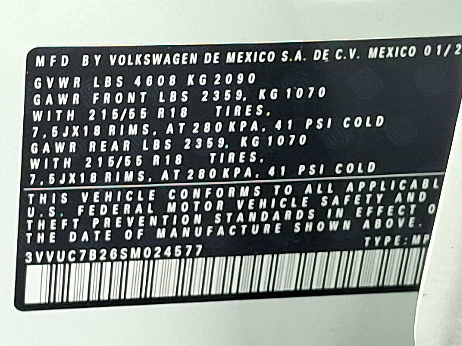 2025 Volkswagen Taos SE