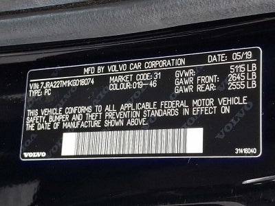 2019 Volvo S60 R-Design