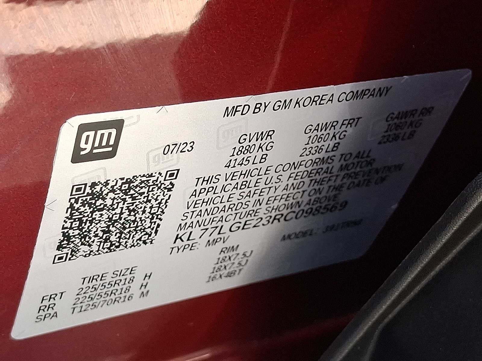 2024 Chevrolet Trax 1RS