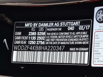 2017 Mercedes-Benz E-Class E 300 Luxury