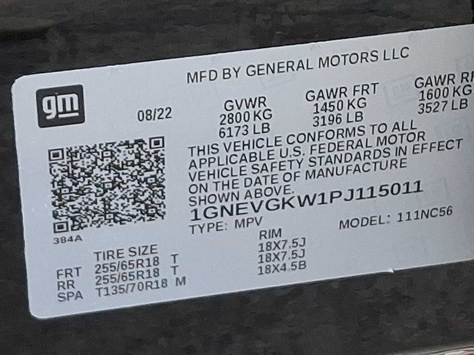 2023 Chevrolet Traverse LT Cloth