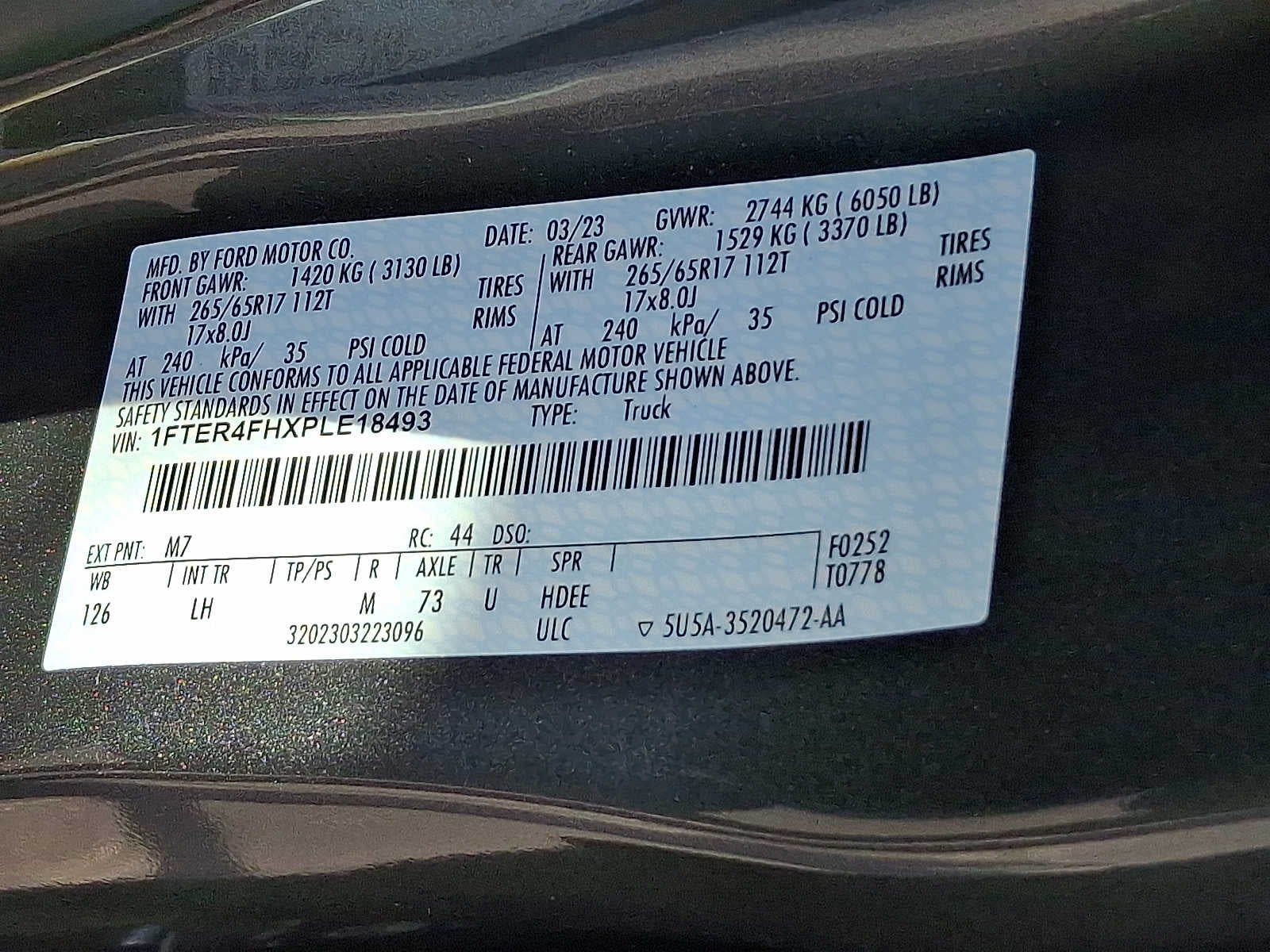 2023 Ford Ranger XL