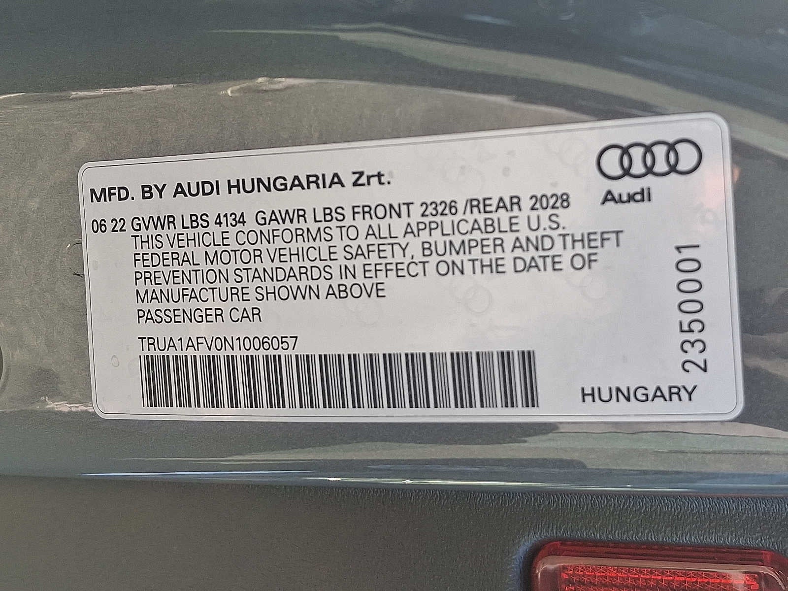 2022 Audi TTS Coupe 2.0 TFSI quattro