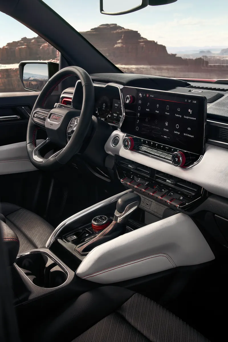 2026 GMC Canyon infotainment system at Riverview GMC in North Huntingdon PA