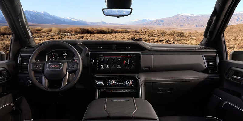 2026 GMC Sierra 2500HD interior inside view
