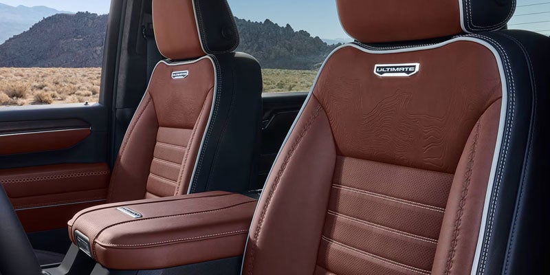 GMC Sierra 2500HD 2026 seat design