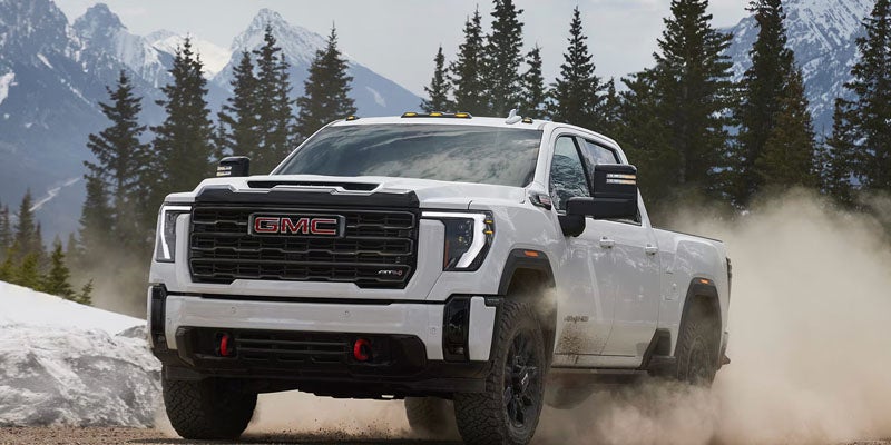 GMC Sierra 2500HD 2026 Denali and AT4 trims