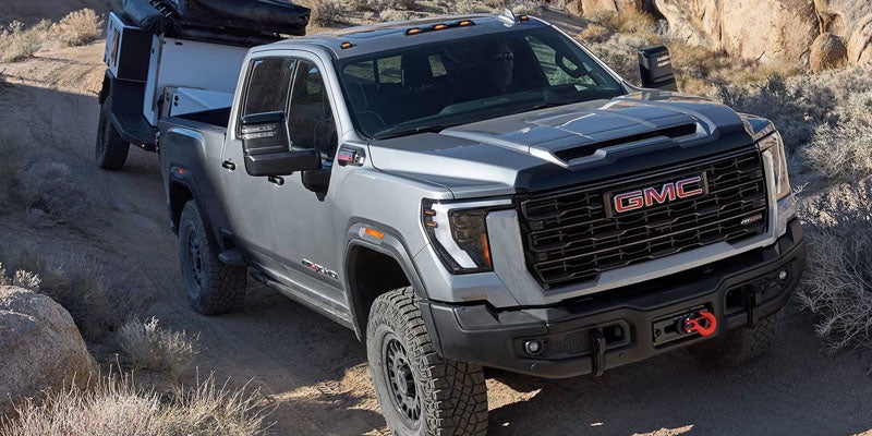 2026 GMC Sierra 2500HD hauling power on the road